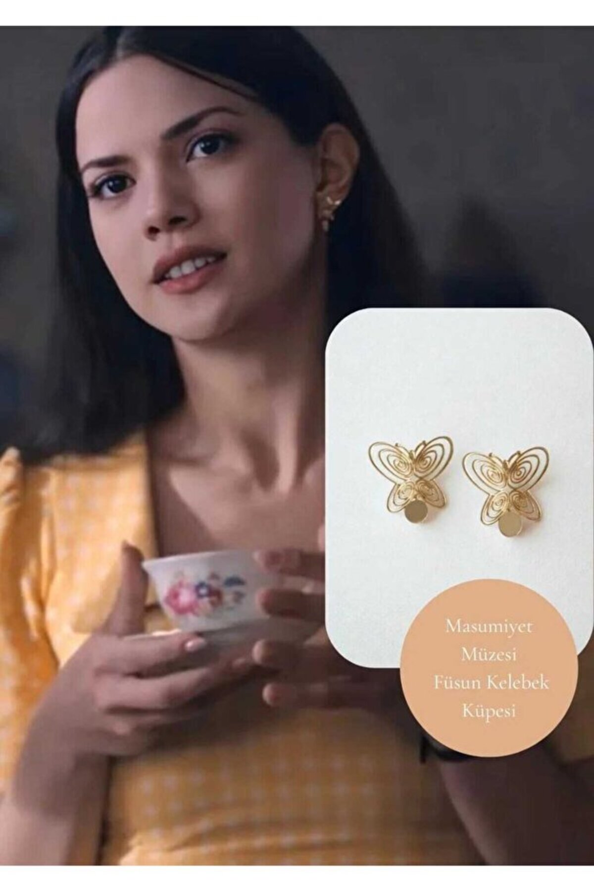 Füsun Earring Museum of Innocence Butterfly Earring VIP Series