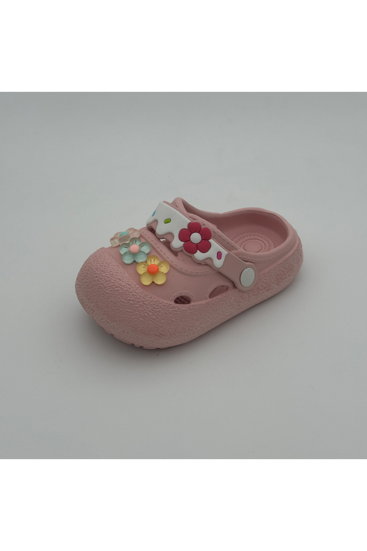 AYLASYA Calx Çiçek Detaylı Yumuşak Taban Çocuk Sandalet Terlik fotoğrafı 3 (önizleme)