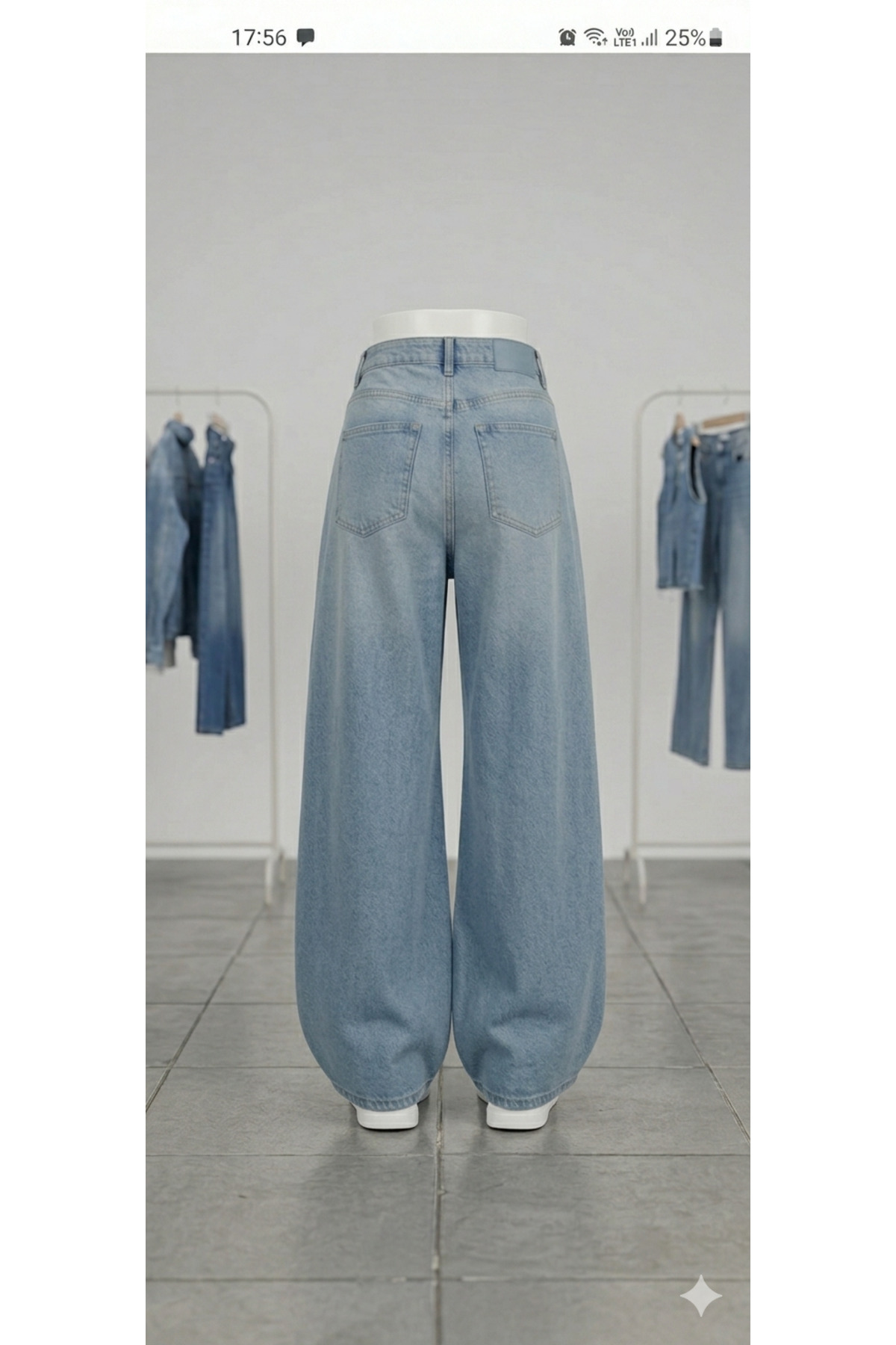 FİDAN FASHİON  Fdn trend baggy jean pantolon - Görsel 2