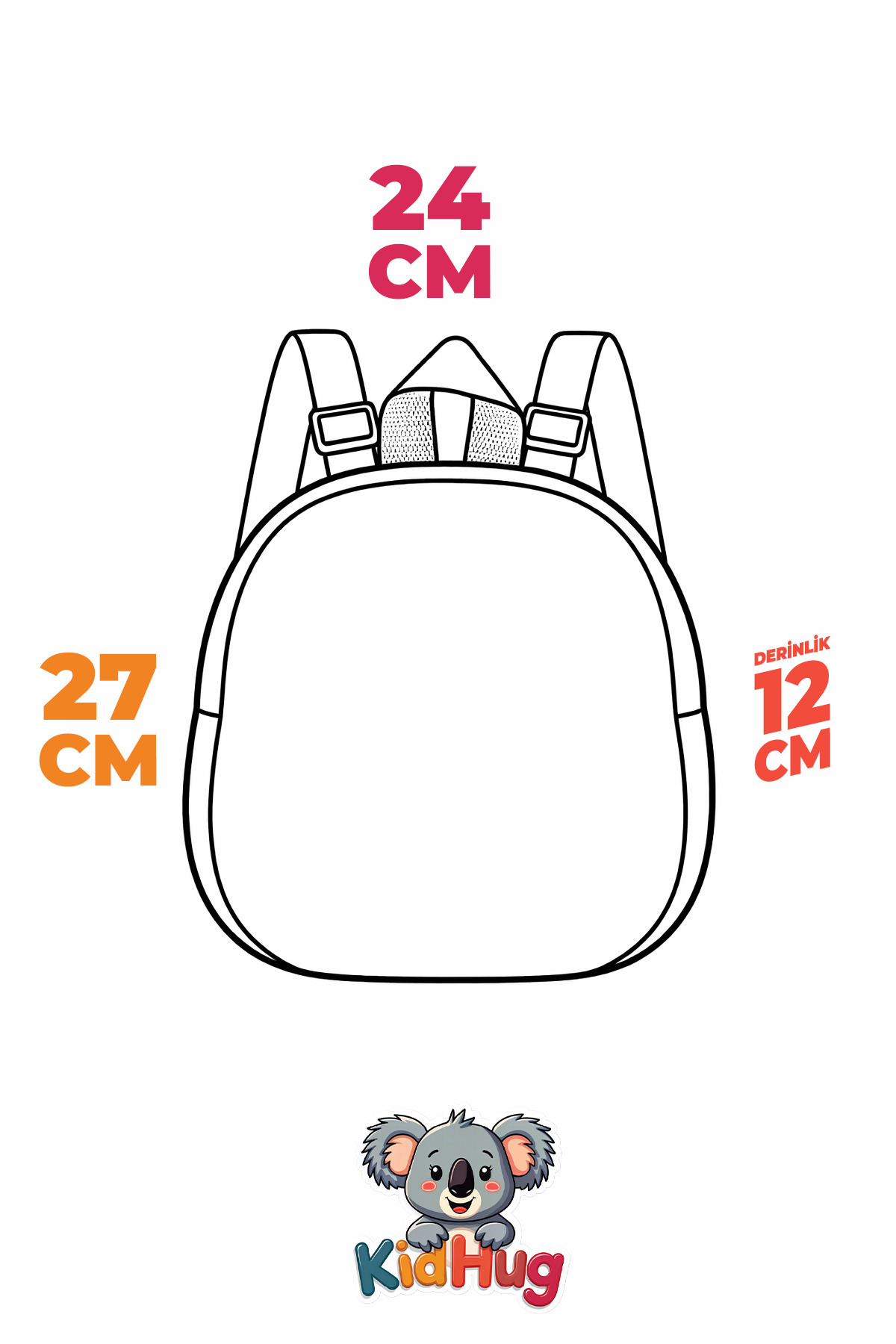 KidHug  [İSİM YAZDIR] Köpek Baskılı Peluş Çocuk Çanta Çocuk Sırt Çantası 0+ Yaş - Görsel 4