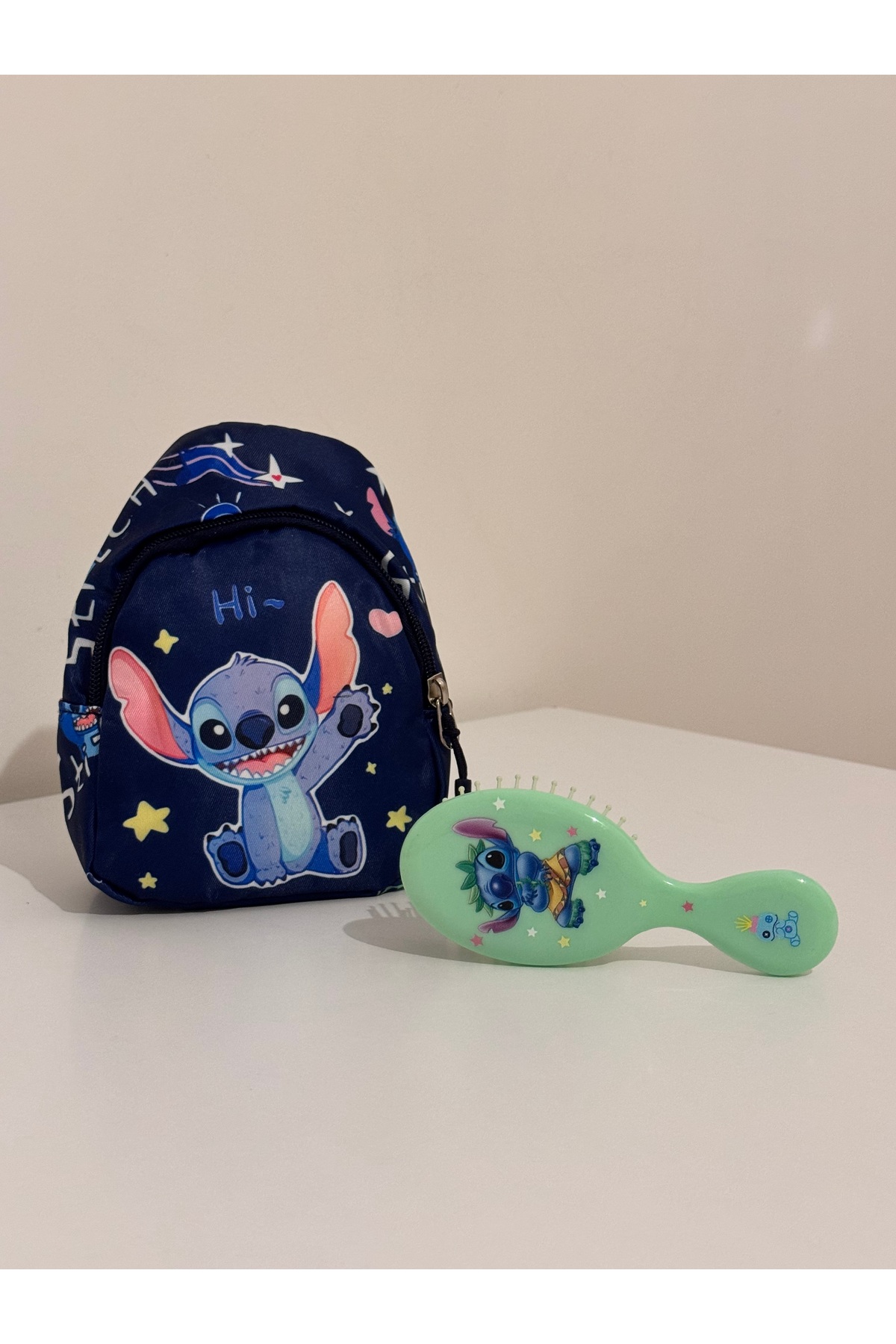 winingo 2Y Shop Kız çocuk Stıtch Çanta ve Tarak Seti Hediyelik Doğum Günü Bayramlık fotoğrafı 4 (önizleme)