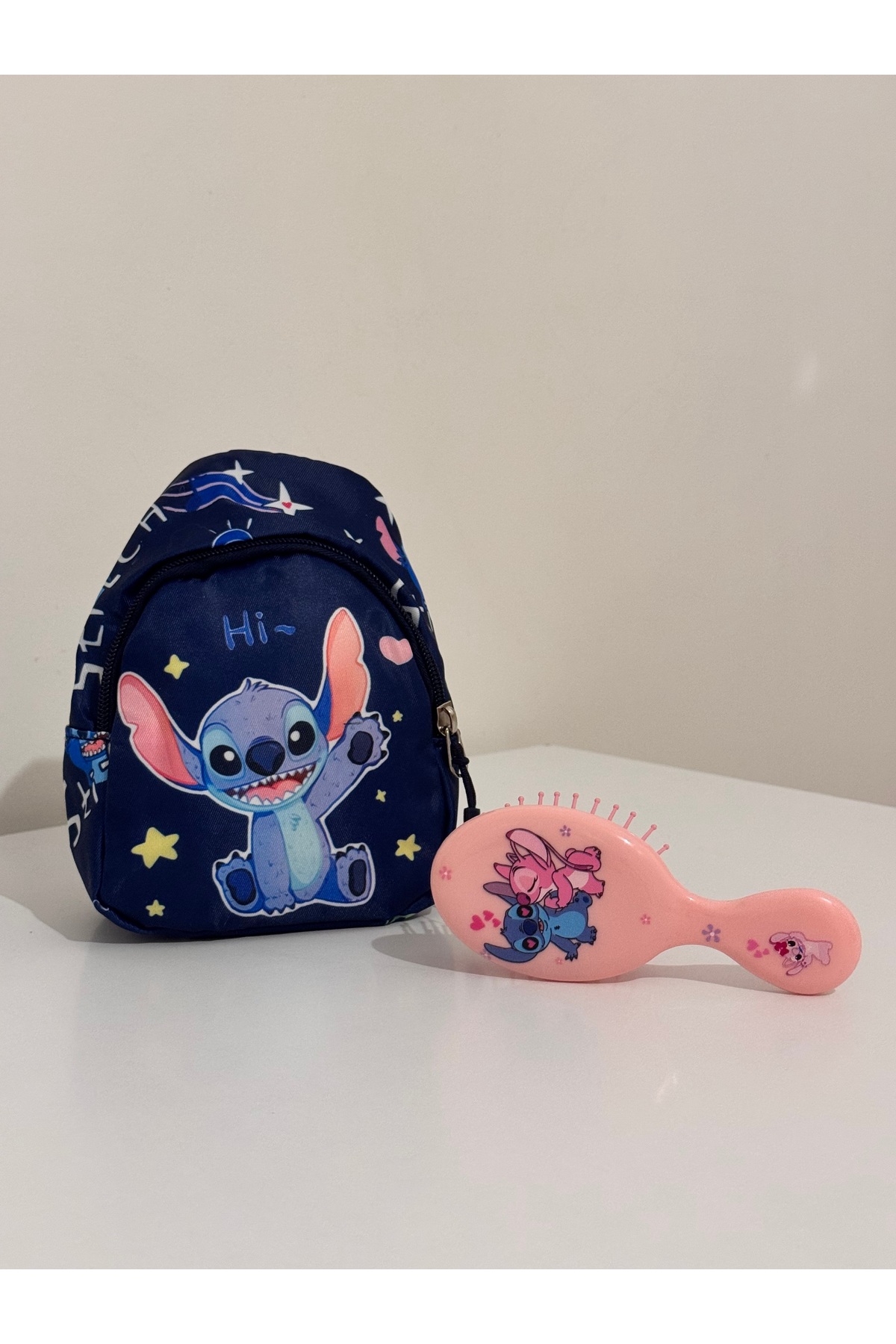 winingo 2Y Shop Kız çocuk Stıtch Çanta ve Tarak Seti Hediyelik Doğum Günü Bayramlık fotoğrafı 2 (önizleme)