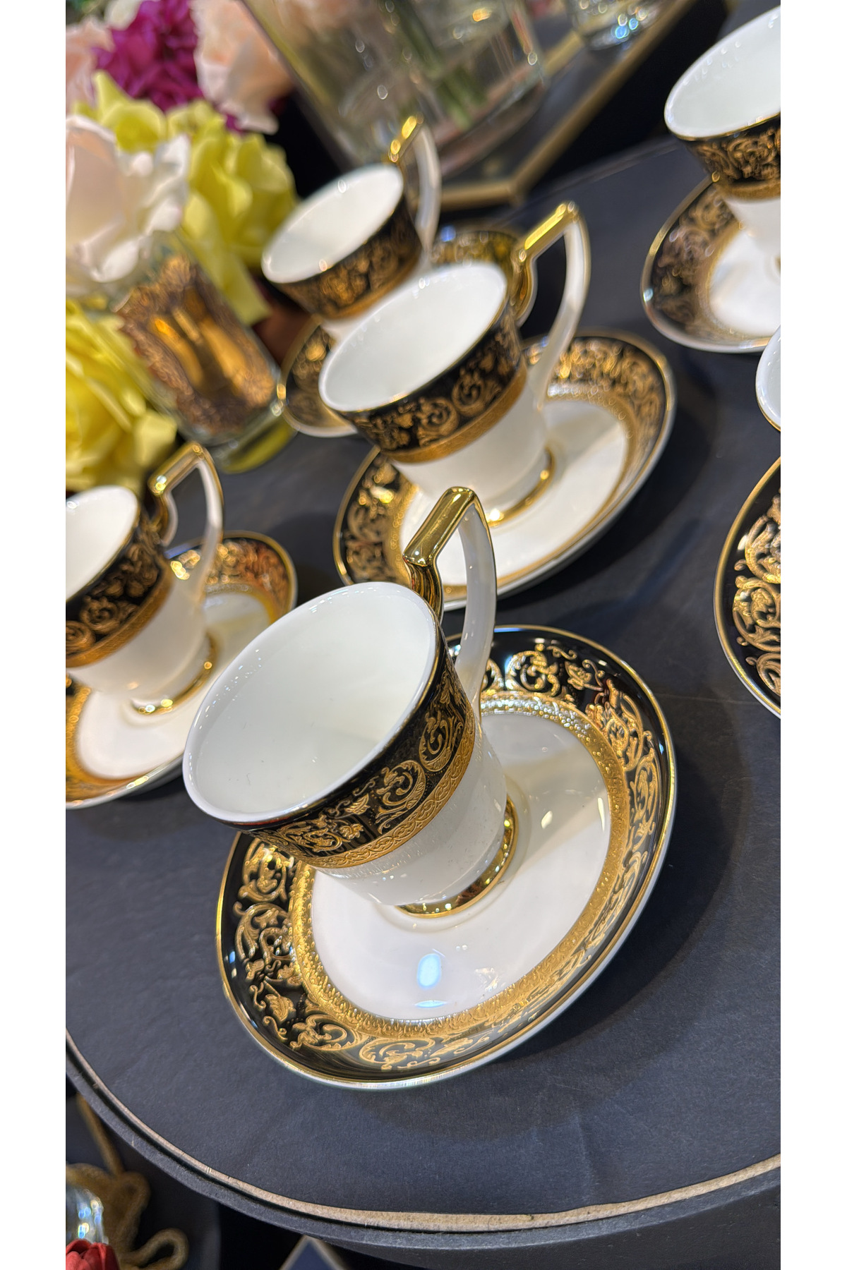 hediye ESTERHOMEDECOR 6 Kişilik porselen kahve fincan takımı - Fiyatı ...