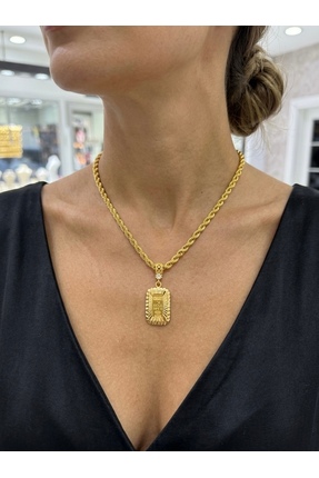 aytekgold 24 Ayar Gram Altınlı Külçe Kolye