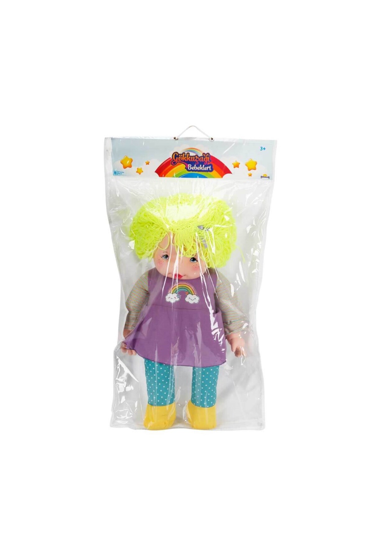 Sunman Gökkuşağı Bebekleri 70 cm. 23471 Sarı fotoğrafı 2 (önizleme)