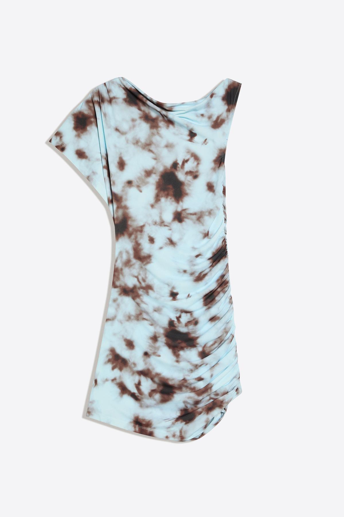 Bershka  Asimetrik mini elbise - Görsel 5