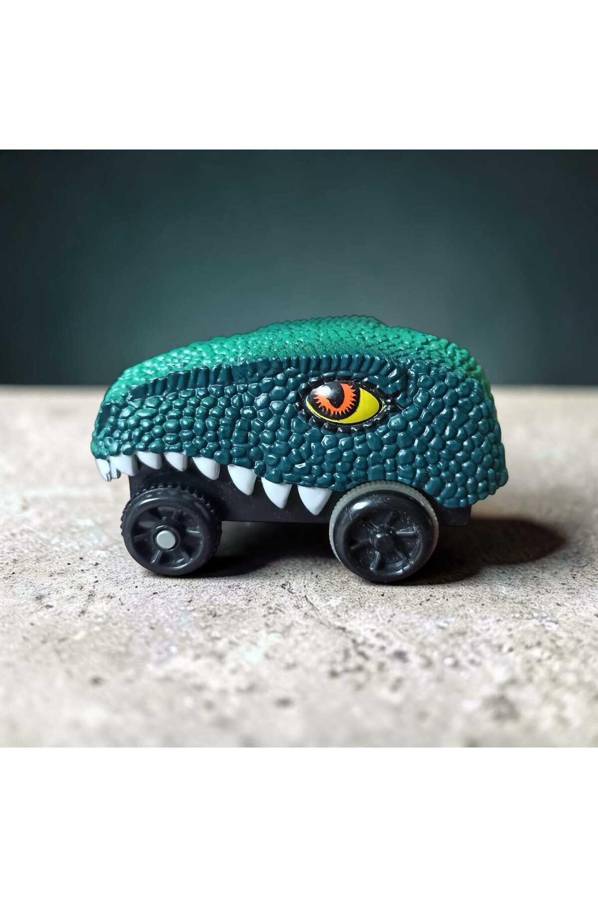 Hureggo vintage dinozor kafalı oyuncak araba & 8 cm - Fiyatı