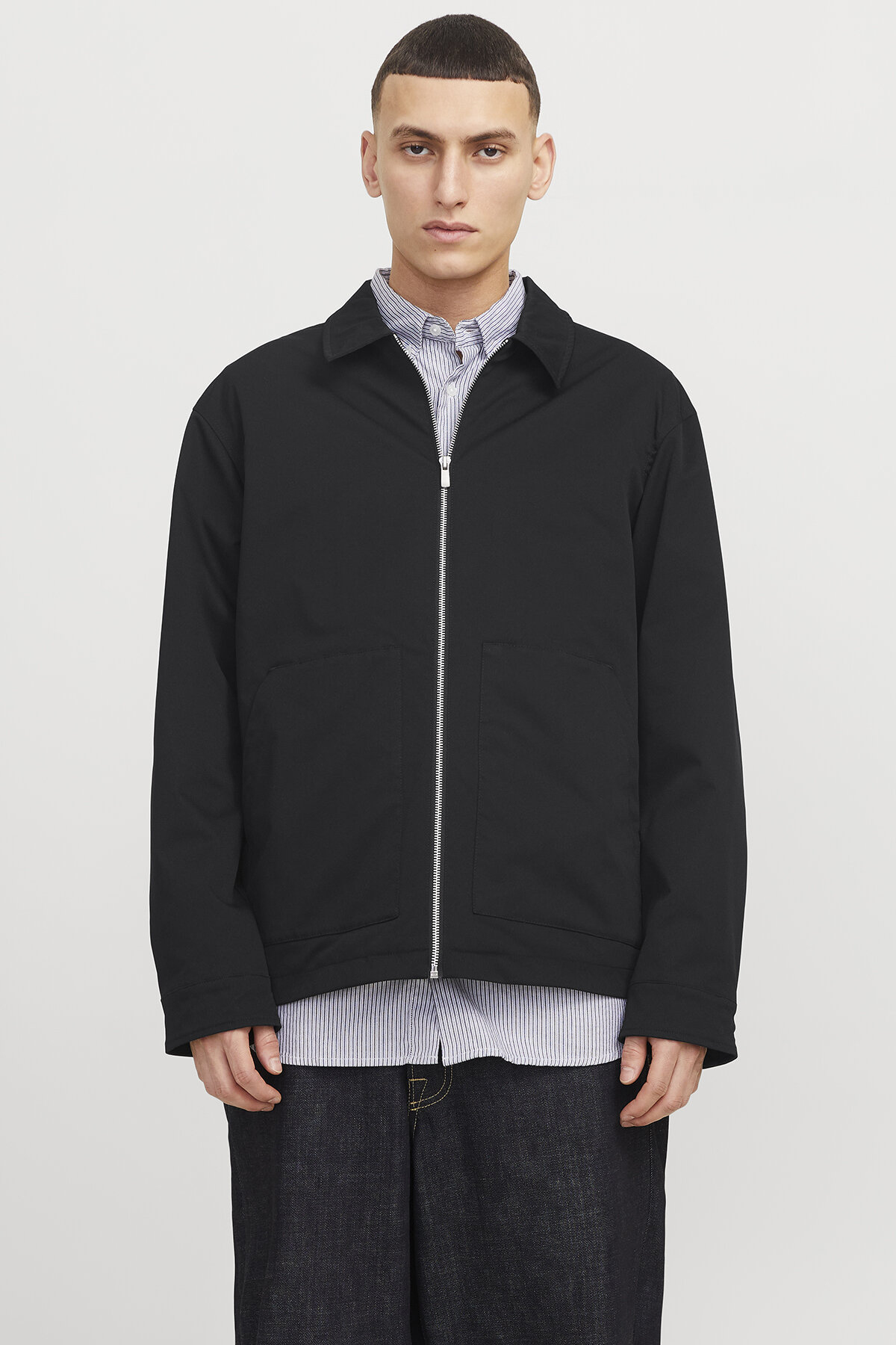 کاپشن مردانه جک اند جونز مدل وینسون مشکی کد ۱۲۲۶۸۷۱۷ جک اند جونز کت Jack & Jones