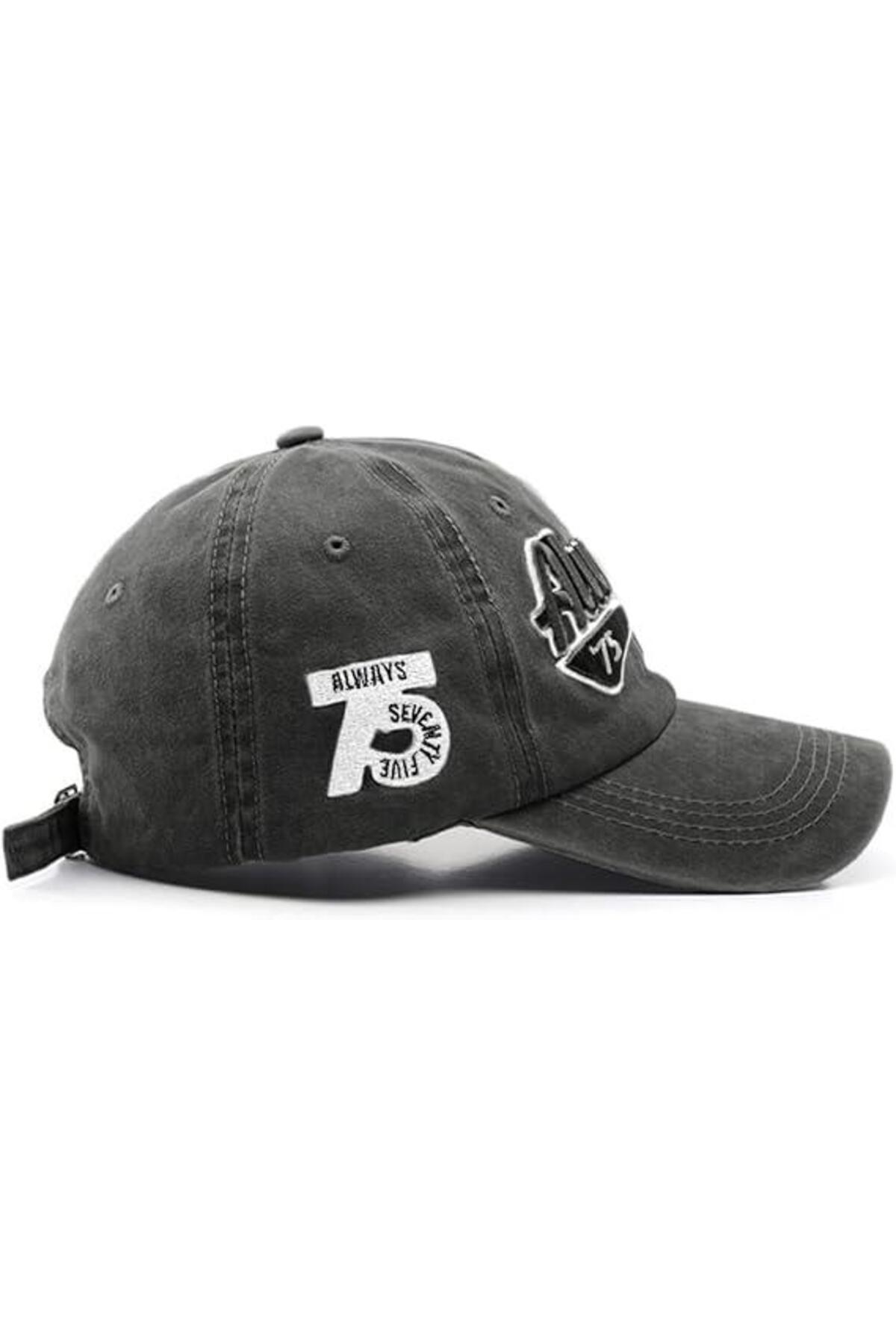 valkyrie Vintage Baseball Şapka Unisex Ayarlanabilir Pamuk Spor Günlük Şapka Cap Siyah görsel 4