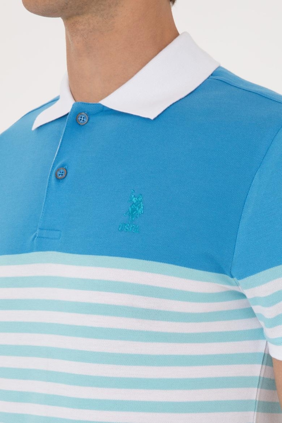 پولوشرت مردانه یقه پلو | یو اس پولو U.S. Polo Assn. 2105709 TR - تصویر 6