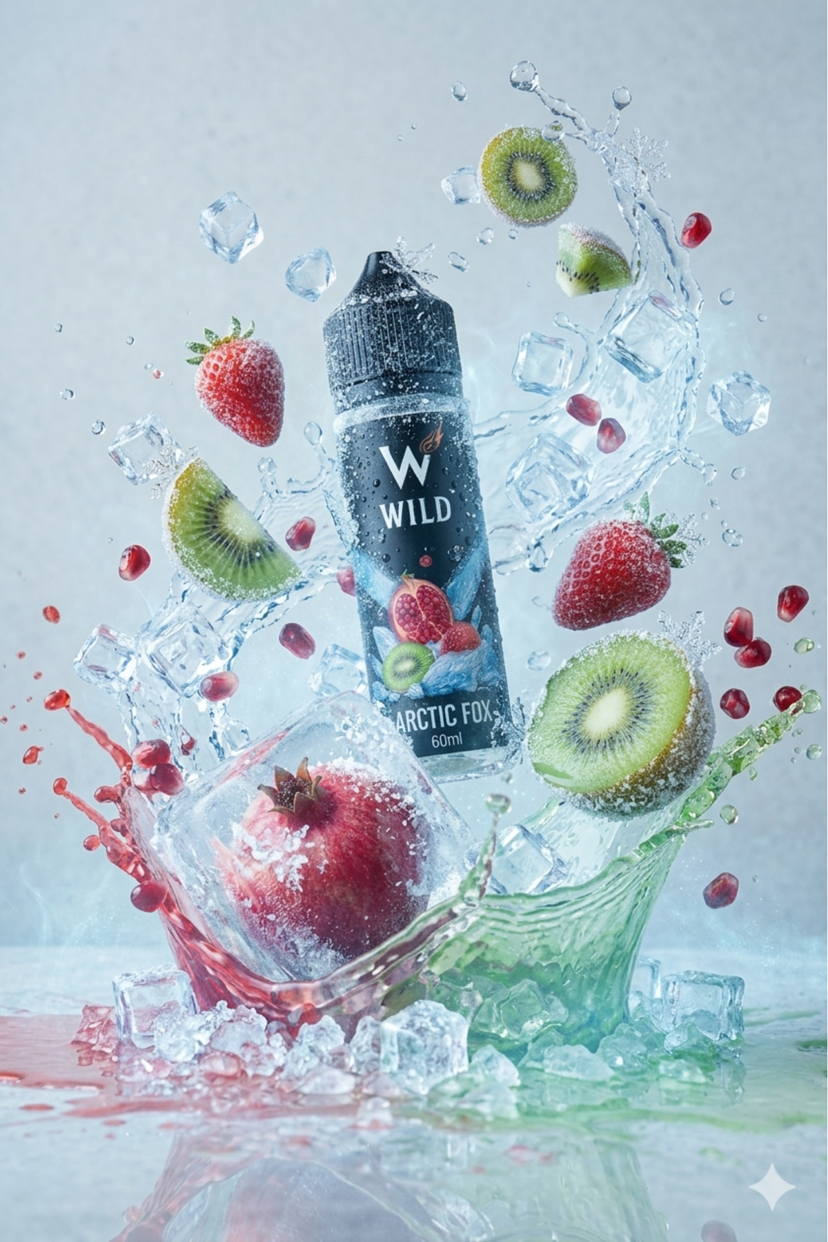WILD Arctic Fox 60ml Premium Aroma - Dinlendirilmiş Hazır Mix