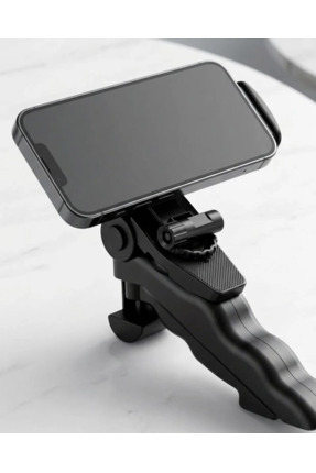 ALIVIO Katlanabilir Mini Telefon Tripodu Masaüstü Telefon Standı 360 Derece A...