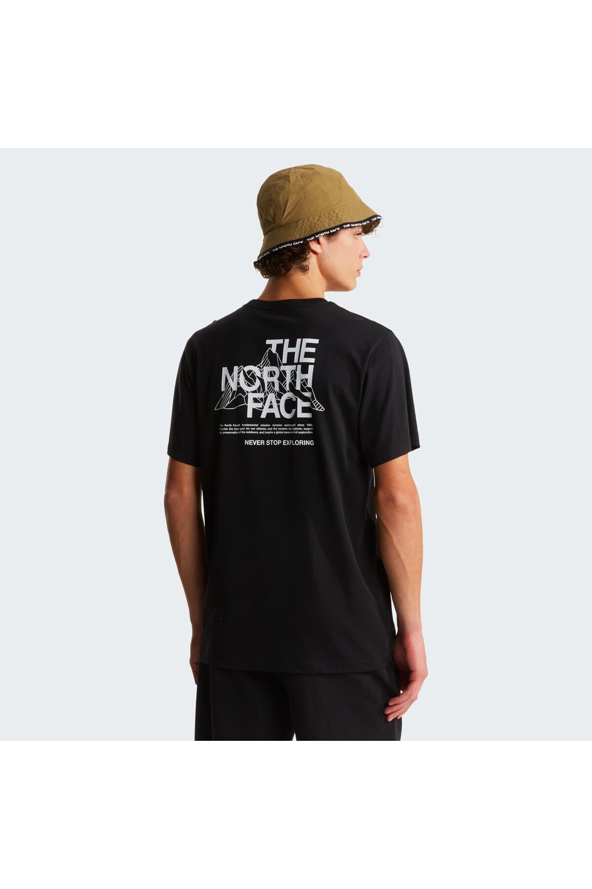 M Mountain Sketch Regular Short Sleeve Erkek T-Shirt 2