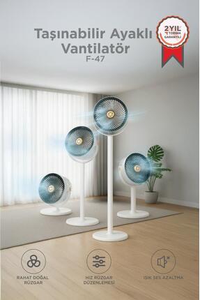 Torima Sessiz Vantilatör Şarjlı 5 Kademeli Taşınabilir Ayarlanabilir Kablosuz...