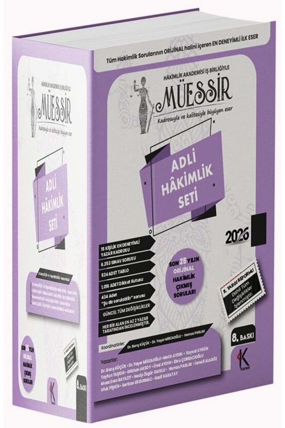 Makro Kitabevi Yayınları Kuram 2026 Baskı MÜESSİR Adli Hakimlik