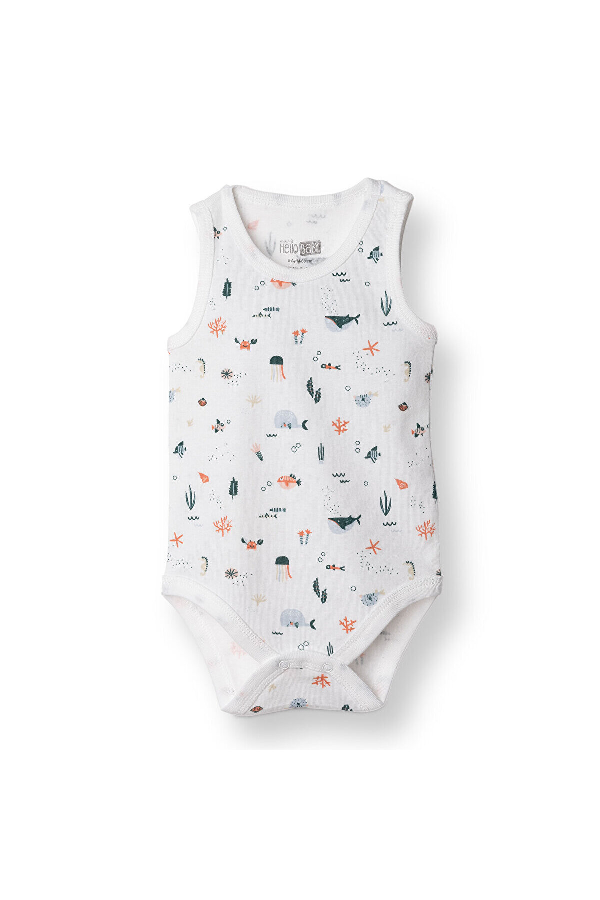 HelloBaby Baby Boy Bodysuit Crew Neck Singlet
