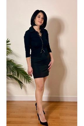 fidanbolus Dar Kalıp Basic Mini Etek