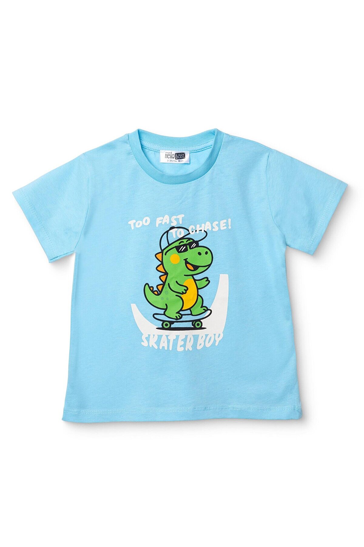 ebebek Hello Baby HelloBaby Erkek Bebek Tişört Dinozor Baskılı