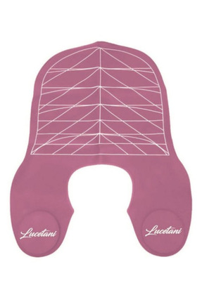 Lucetani Kuaför ve Berber Kılavuz Çizgili Saç Kesim Omuz Ağırlığı Pembe Silikon