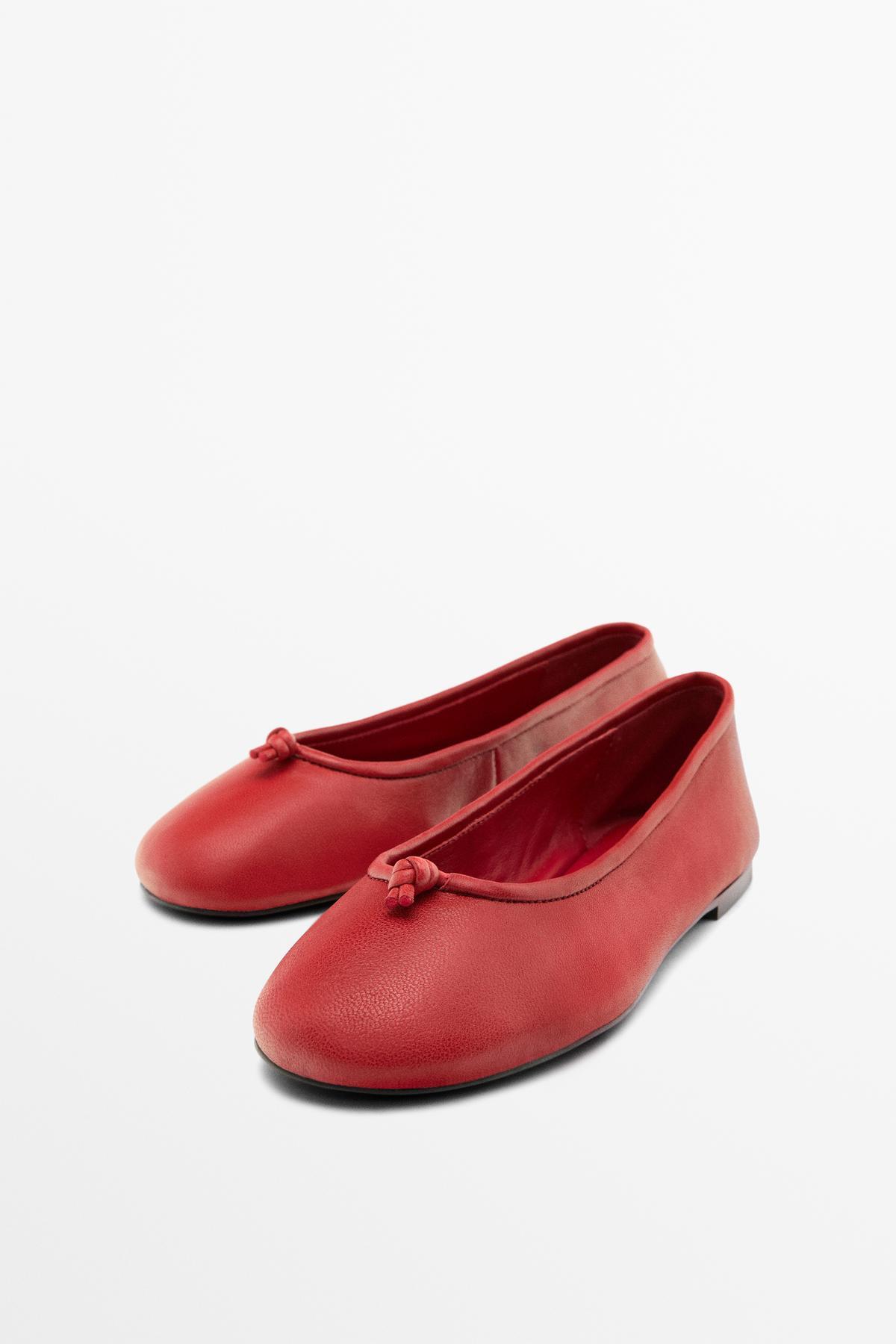 Massimo Dutti  Düğüm detaylı deri babet - Görsel 2