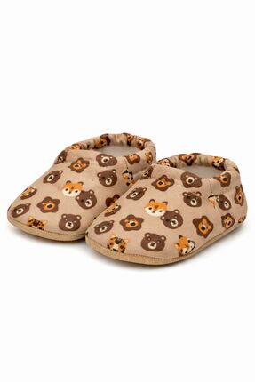 Pico Baby Kaydırmaz Tabanlı / Desenli Pamuklu Yazlık Bebek Patiği / Kreş Ayak...