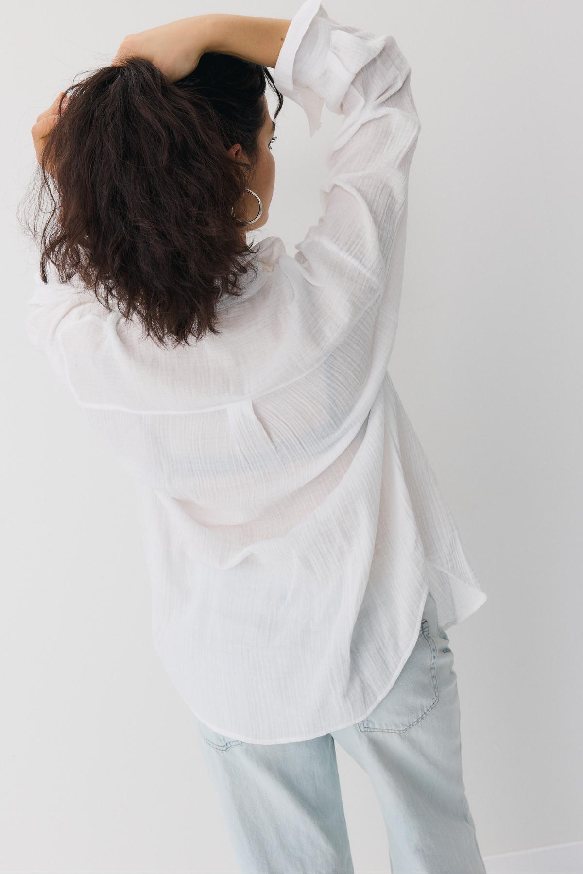 Stradivarius  Basic çift kumaş gömlek - Görsel 5