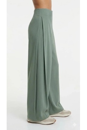 Elikra YAN AĞ PİLE DETAYLI MODAL PANTOLON