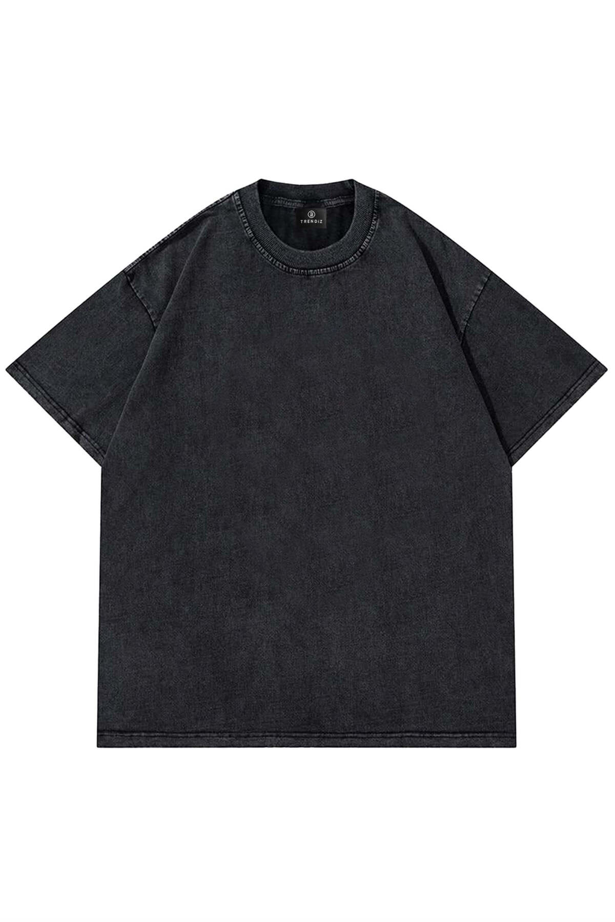 Co Trendiz Unisex Your Culture Carpet Yıkamalı Tshirt Antrasit görsel 2