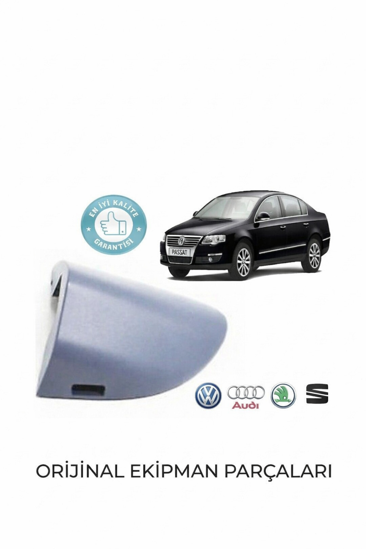 ErciyasOTO Passat B6 2006-2011 Arka Sol Dış Kapı Kolu Kapağı Badem ...