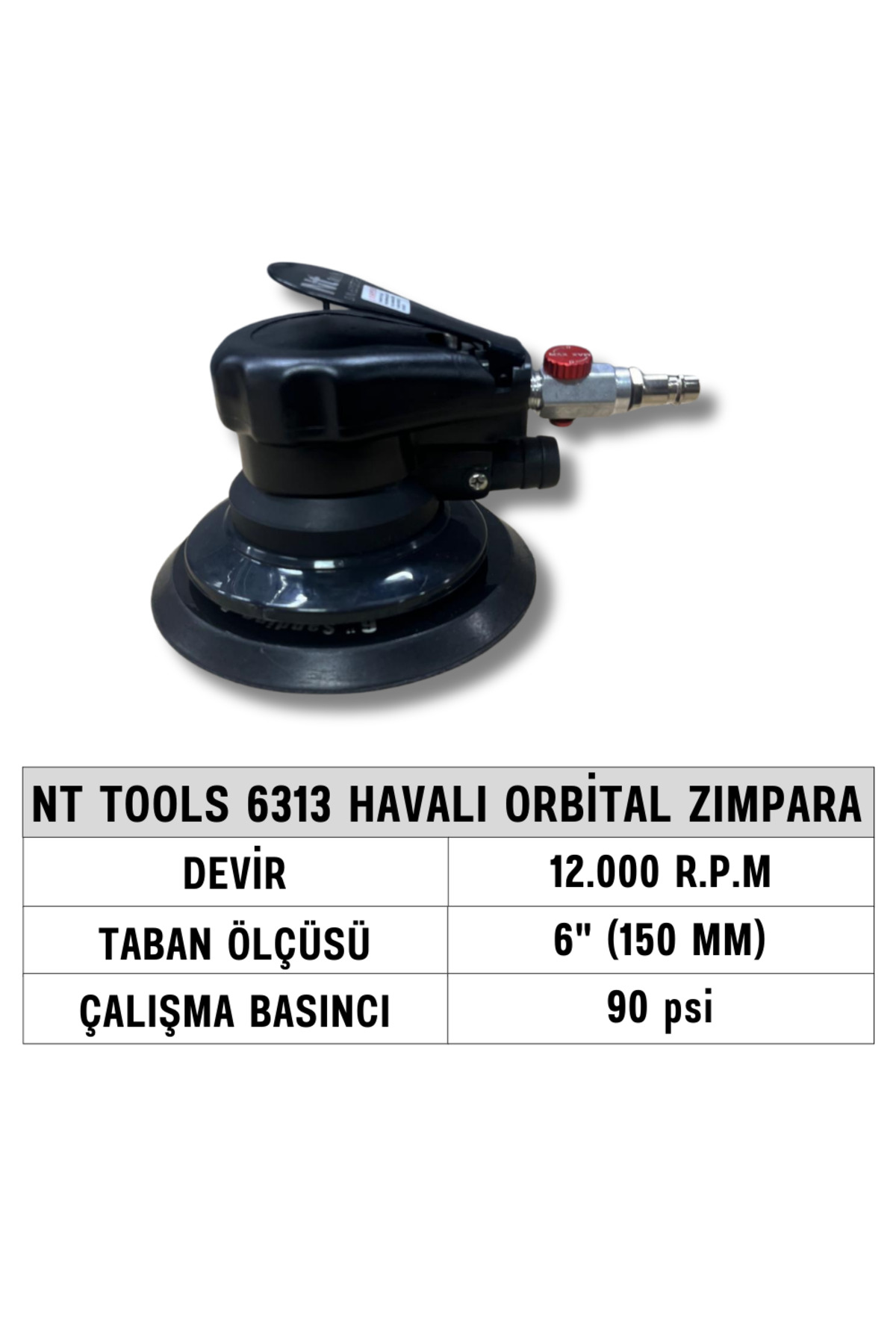 ハルサン Nt Tools 6313 Havalı Orbital Zımpara 150 mm 12000 RPM - Fiyatı