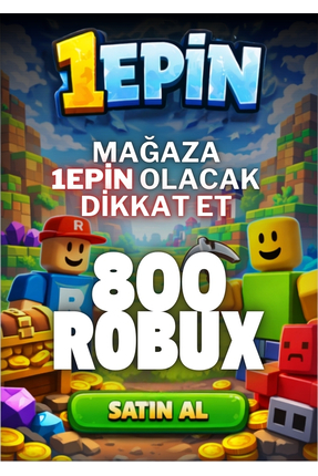 1epin Roblox 800 Robux - USD Para Birimi