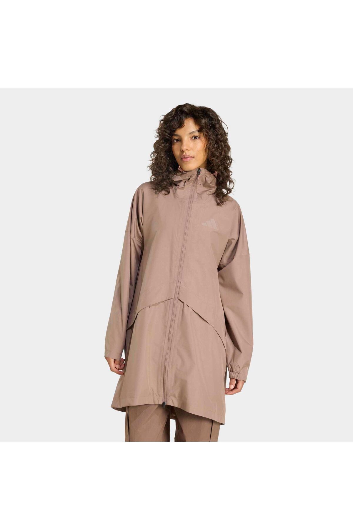 adidas Terrex Multi 2 Layer Climaproof Kadın Kahverengi Yağmurluk