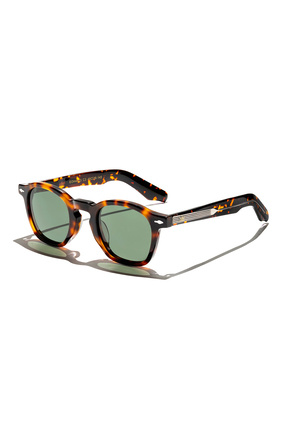 EYE OF HORUS EOH4023 C3 Leopar Asetat Unisex Güneş Gözlüğü