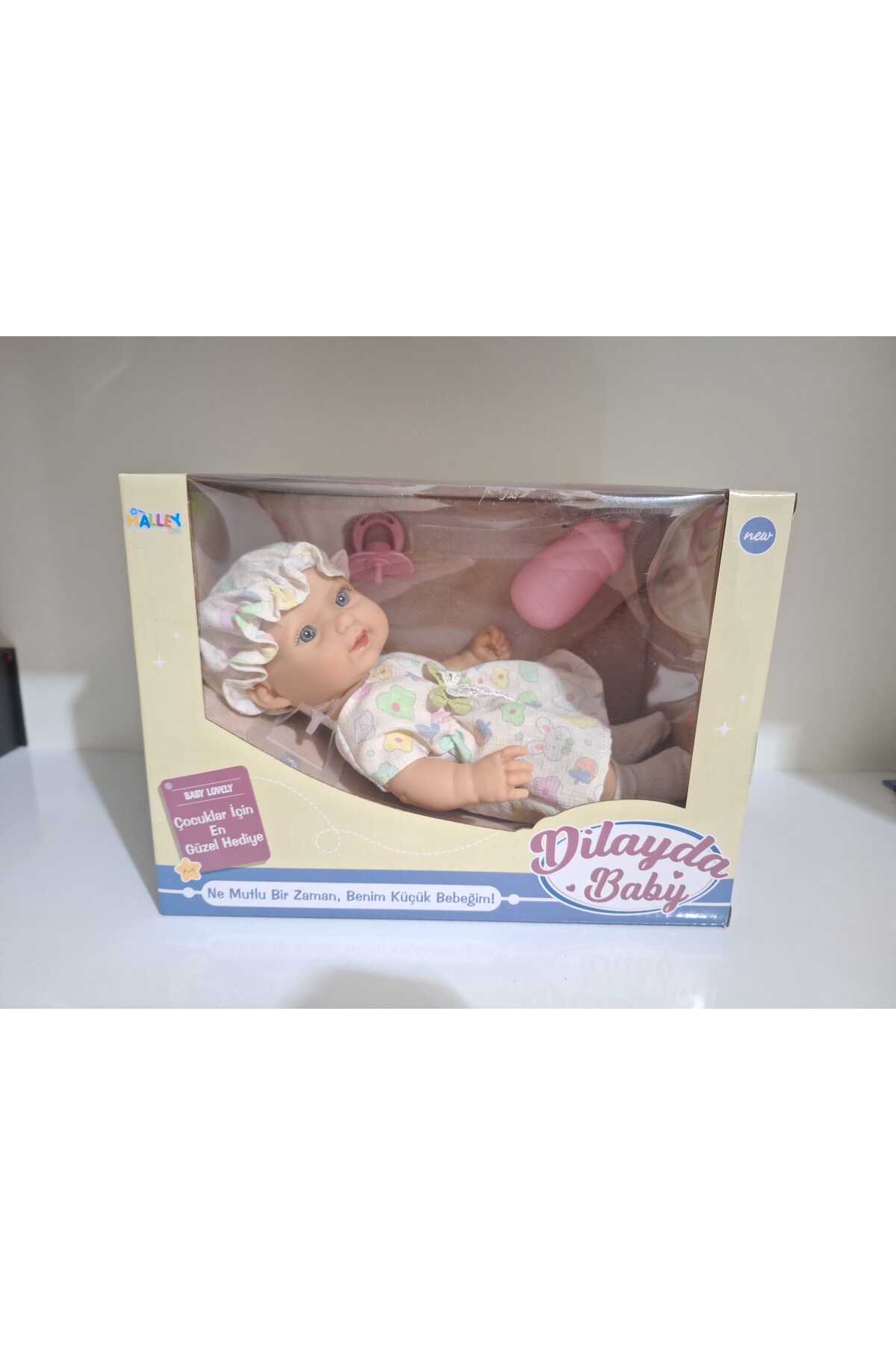 Aksoy Toys Benim Küçük Bebeğim Biberonlu Ve Emzikli Elbiseli Et