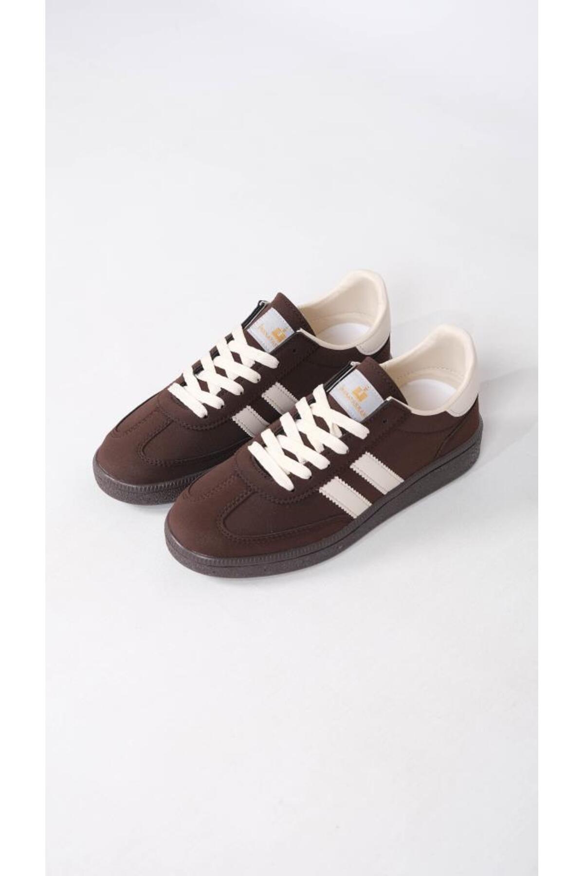 İnan Ayakkabı  Kahve Bej Kadın Sneaker N-3267 - Görsel 2