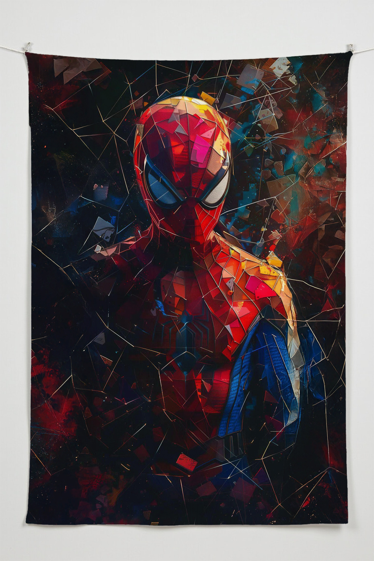 Spider-Man Themed Wallcovering โ Large Tapestry Tapestry Tapestry, Game Anime Movie Room Decor