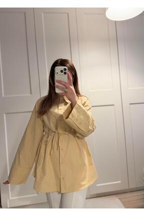 KASSEL Kalın Manşetli Gömlek Sarı