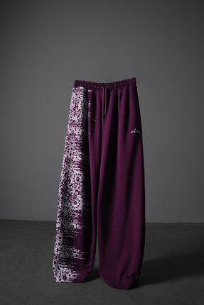 Slatra Erkek Mürdüm Side Effect Baggy Eşofman