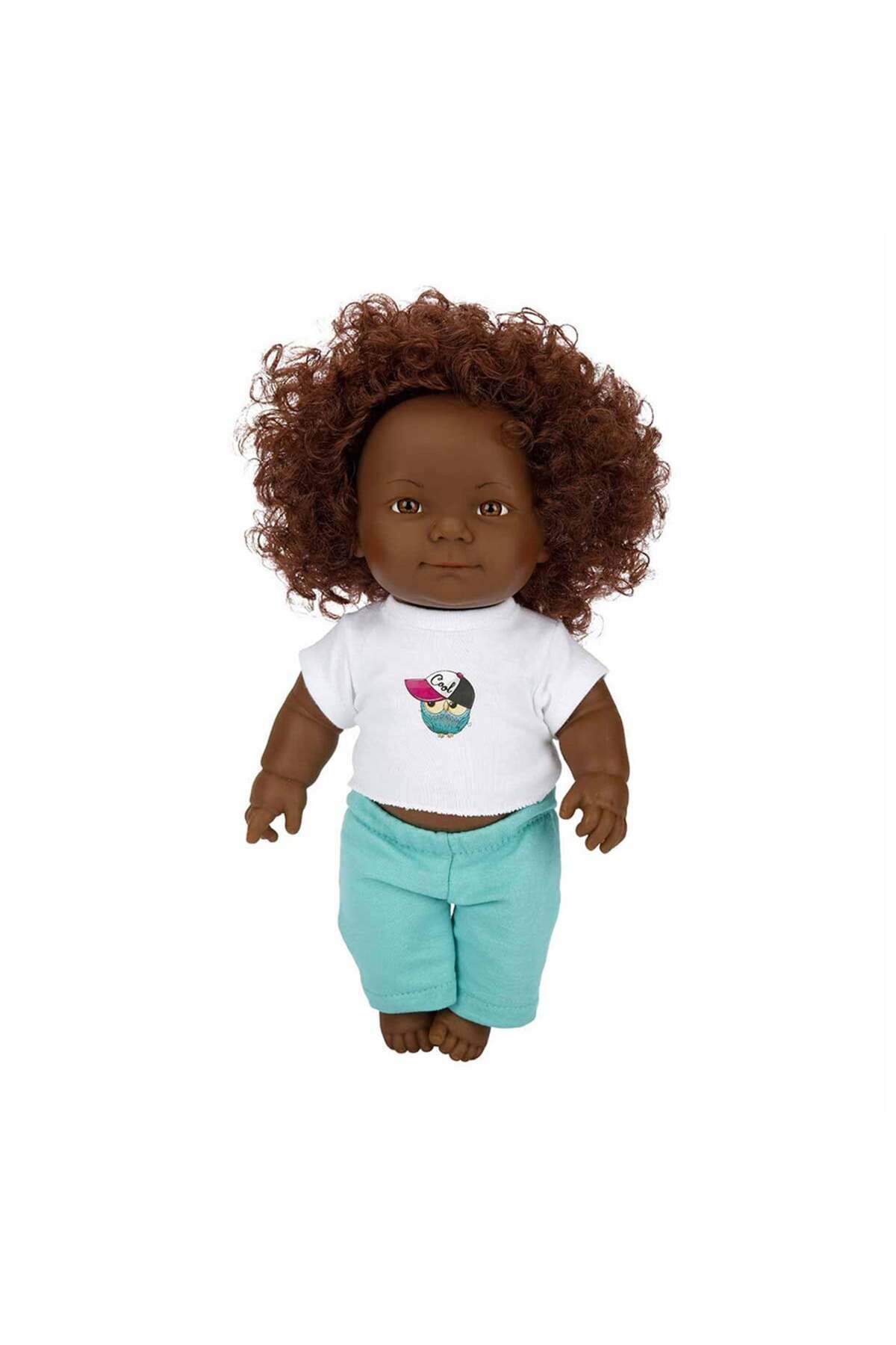 Sunman Dollz n More Dada Kıvırcık Saçlı Bebek 35 cm 35306 Yeşil