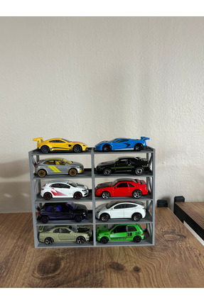 HOT WHEELS Uyumlu 10 Araçlık Stand (1/64)