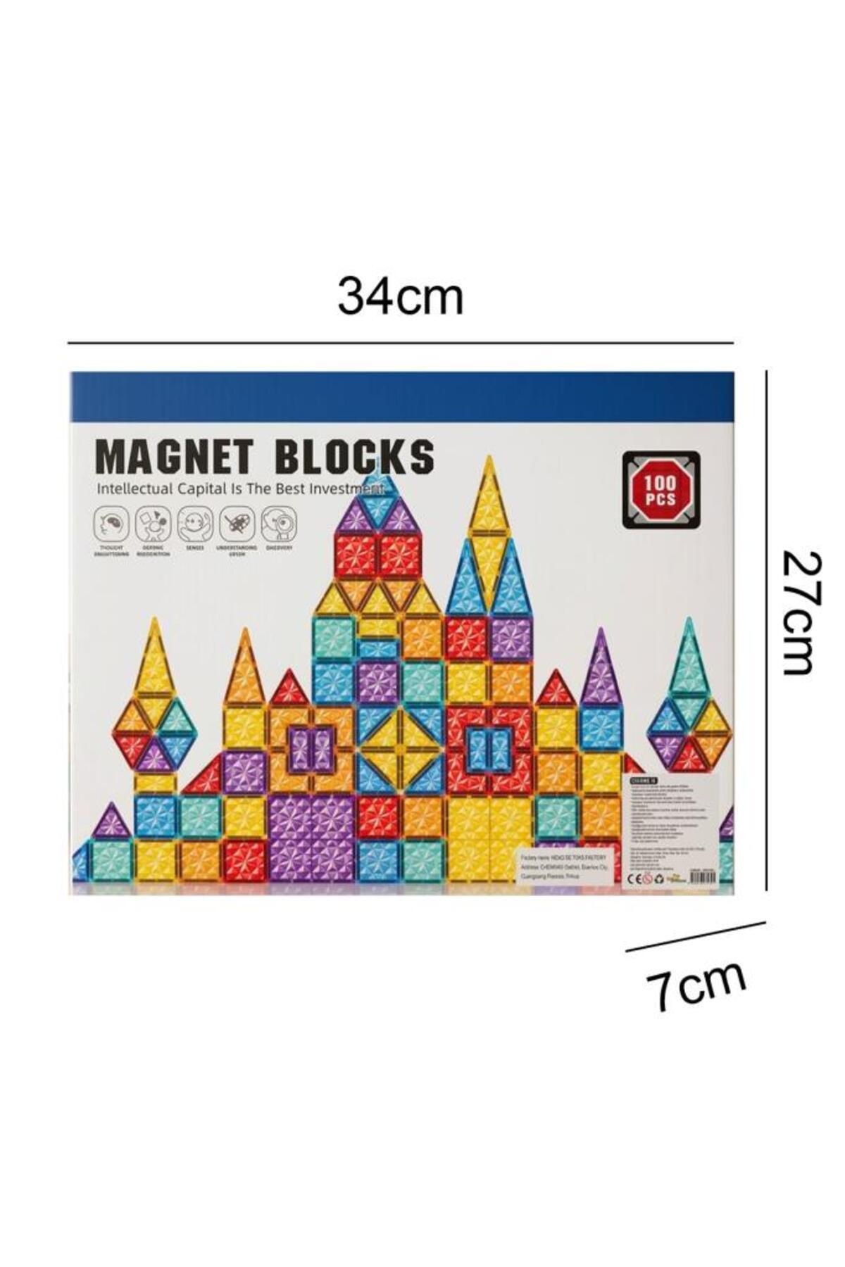Tıfıl Toys Renkli Geometrik Şekilli Manyetik Yapı Blokları - 3 Boyutlu Mıknatıslı Yapı Oyun Seti fotoğrafı 5 (önizleme)
