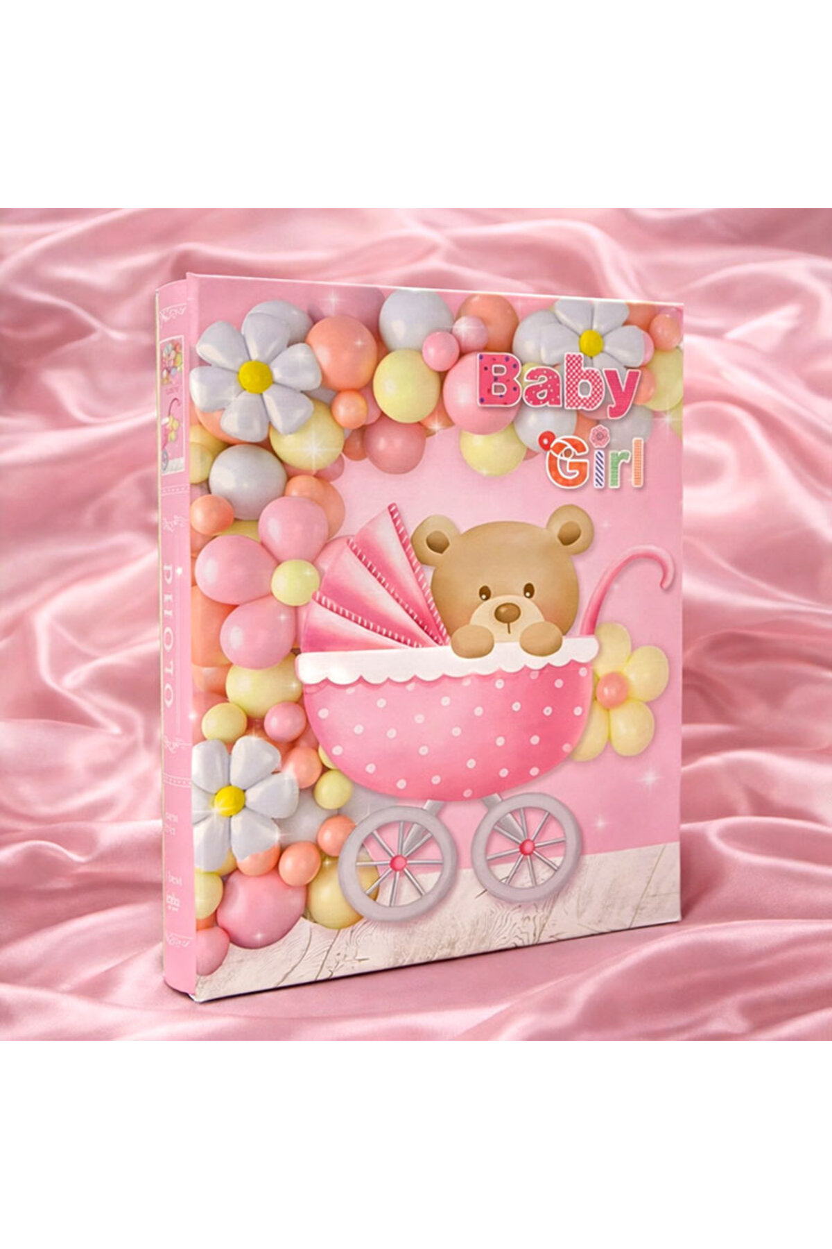 Nobbystar 200’lük Balonlu 10x15 Kutulu Pembe Kız Bebek Fotoğraf Albümü fotoğrafı 5 (önizleme)