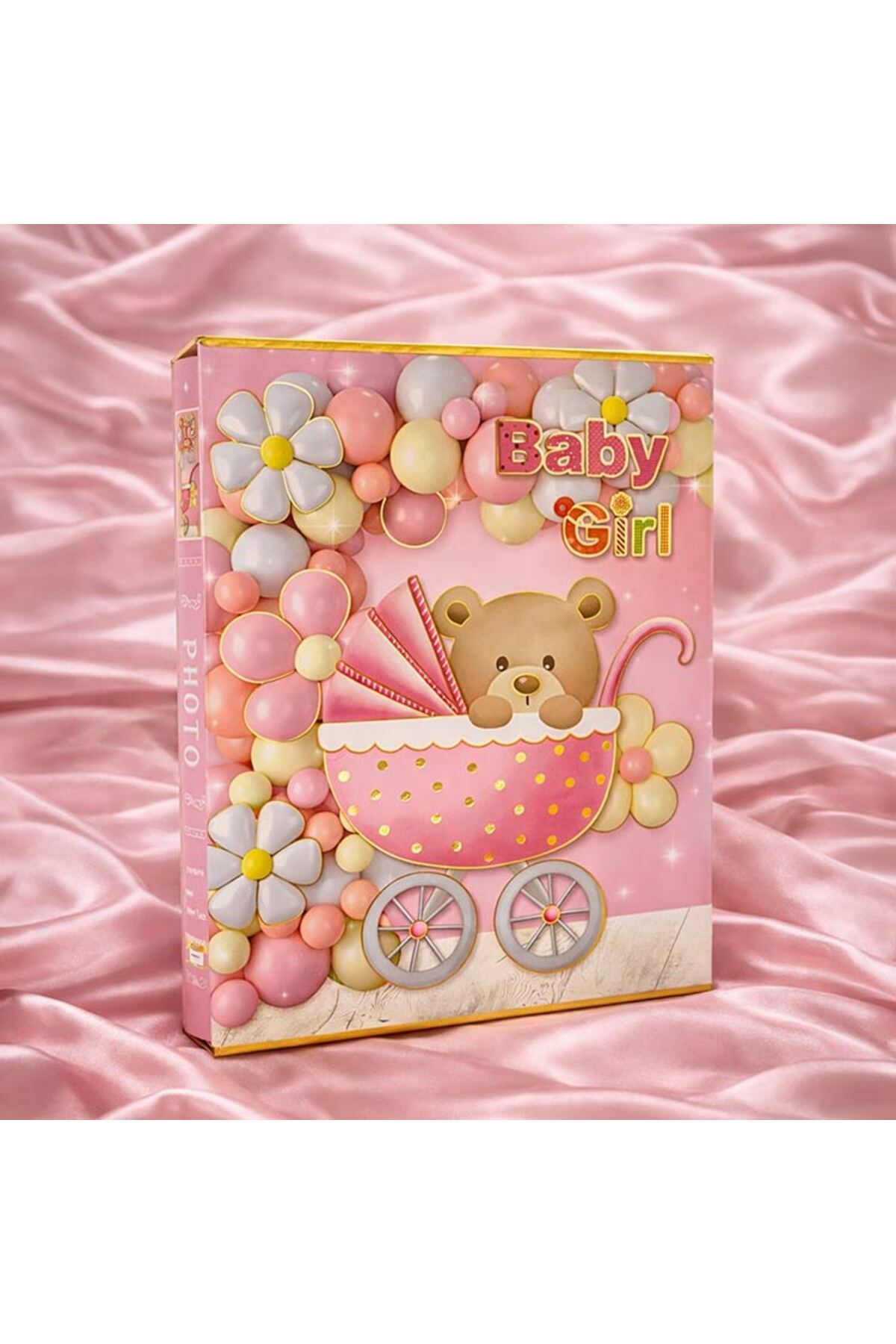 Nobbystar 200’lük Balonlu 10x15 Kutulu Pembe Kız Bebek Fotoğraf Albümü fotoğrafı 6 (önizleme)