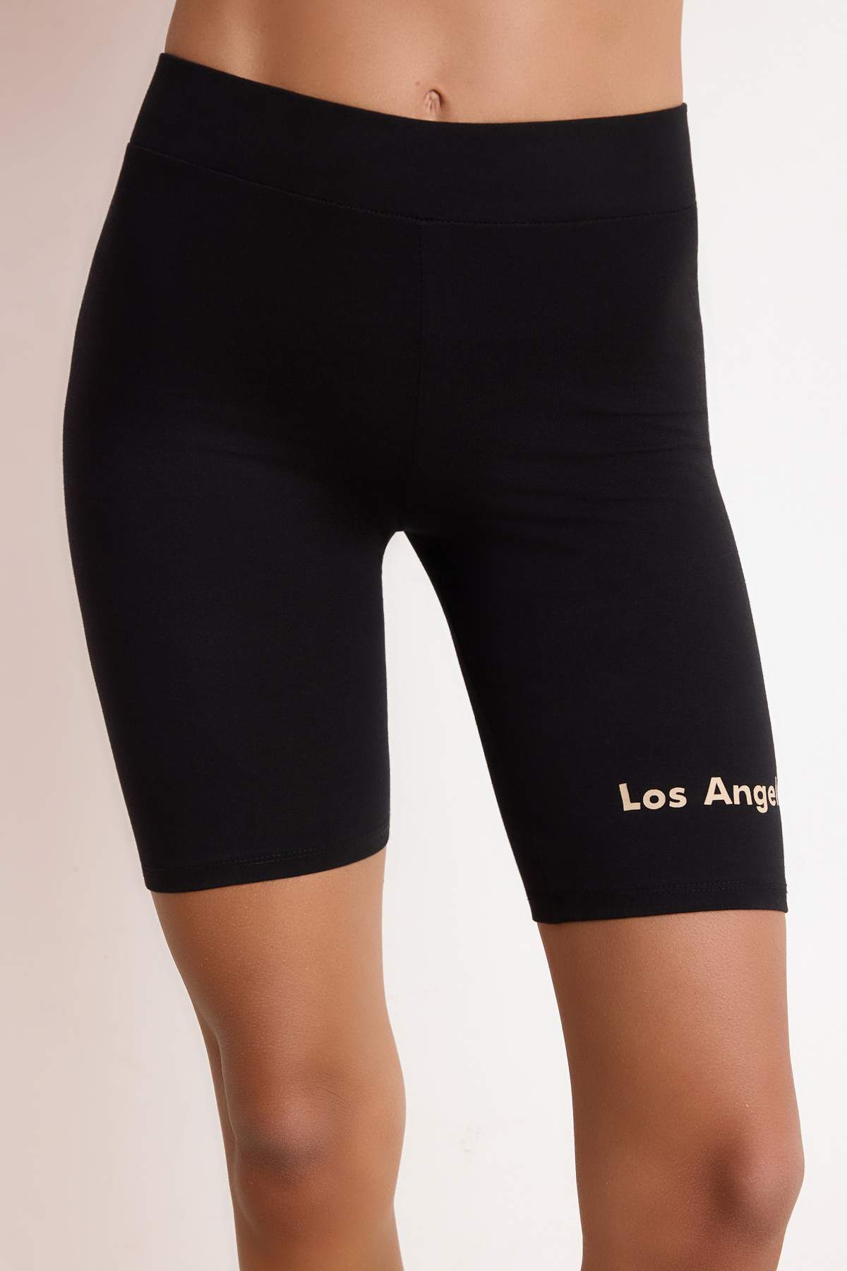 Trendyolmilla  Taş Regular/Normal Kalıp Baskılı Kısa Kol Taytlı Örme Alt - Üst Takım TWOSS26AU00130 - Görsel 3