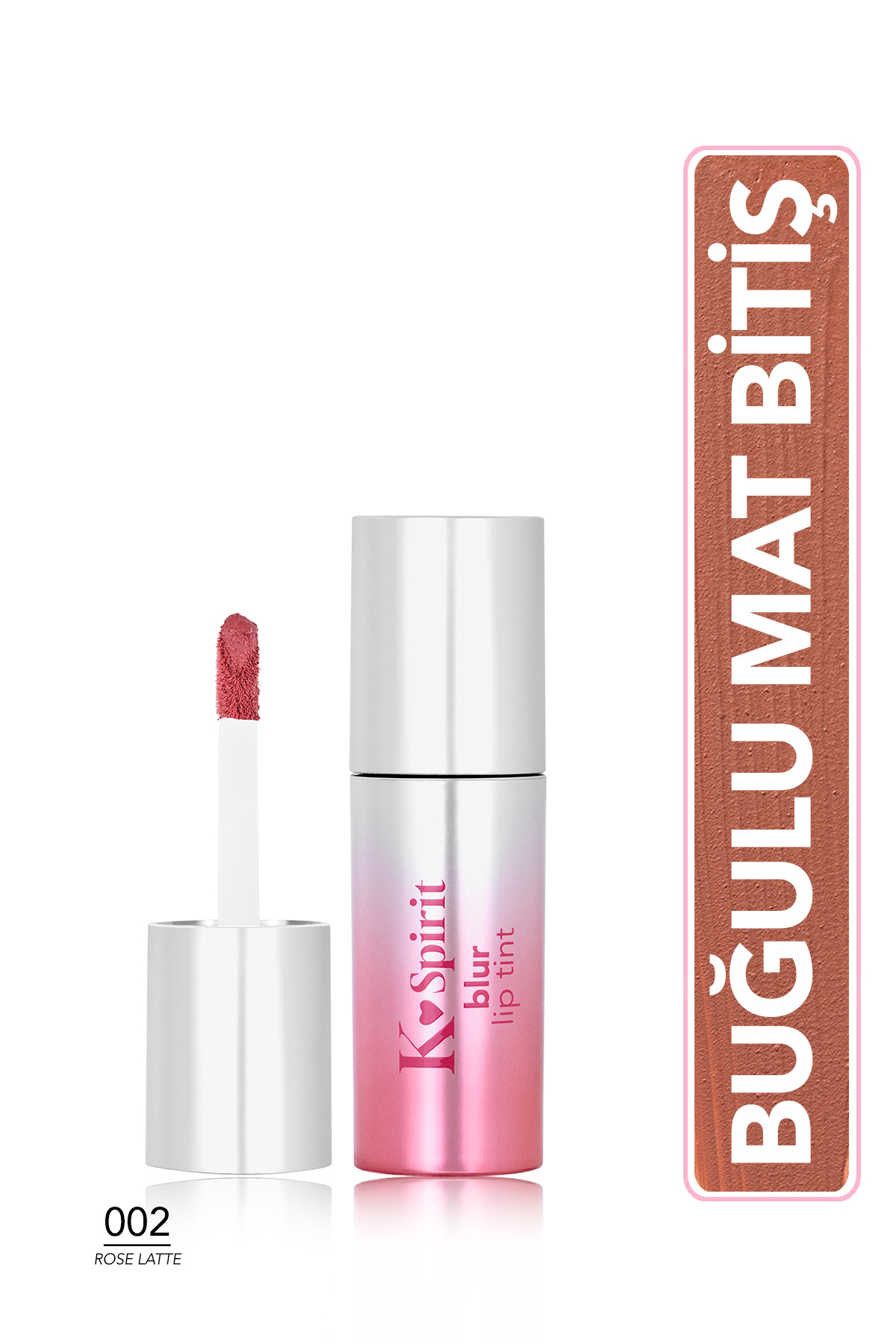 Flormar رژ لب مات و مرطوب کننده K-Spirit Blur با ماندگاری طولانی — صورتی ۹۸۶۸