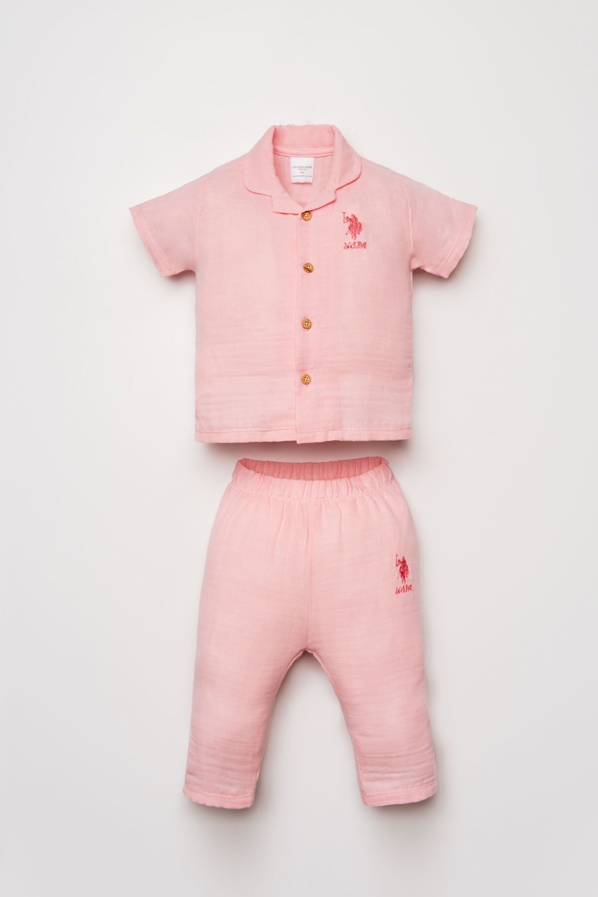 U.S. Polo Assn. U.S. Polo Assn. Baby Girl Pink Set