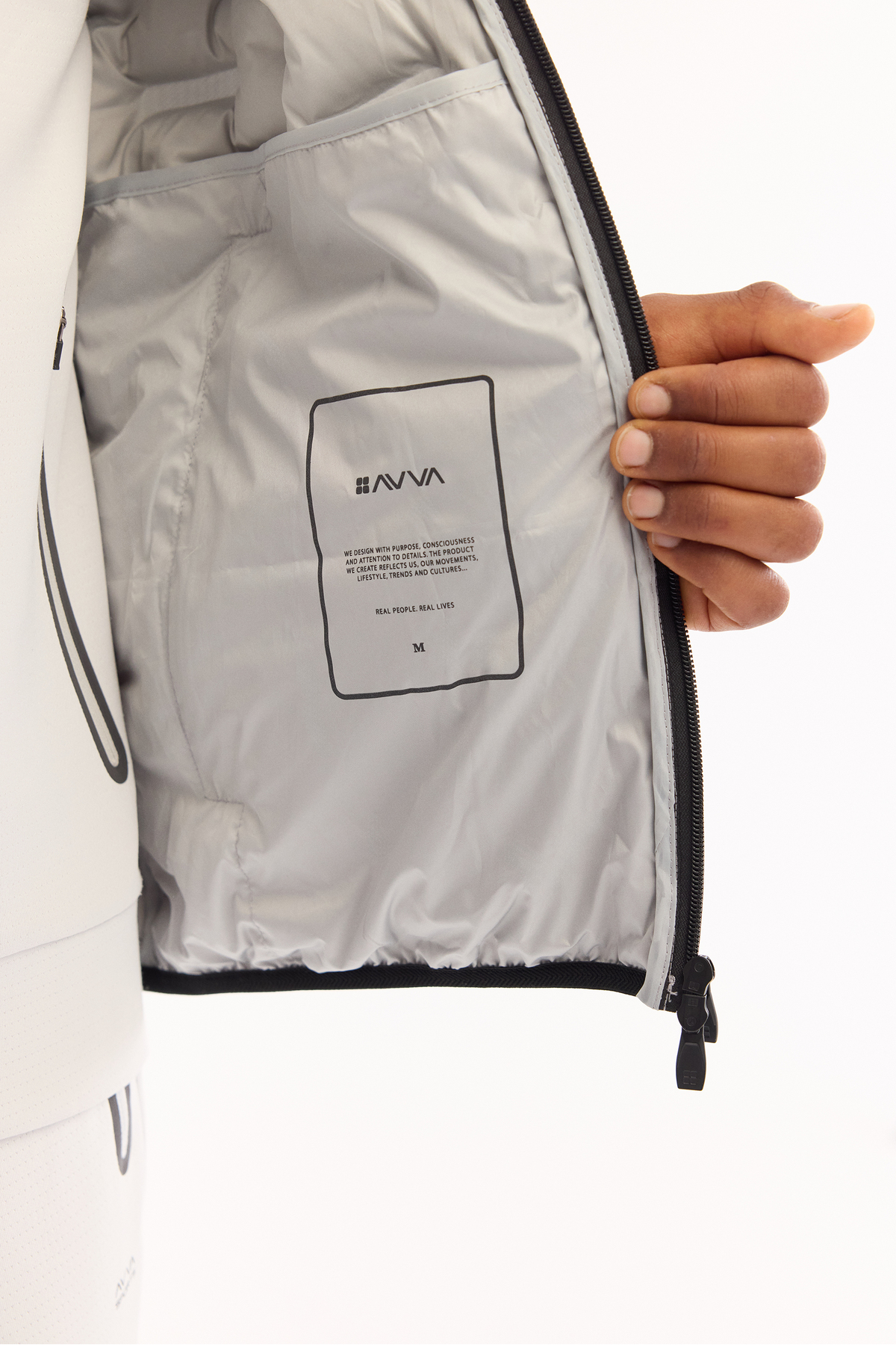 Avva  Erkek Gri Dik Yaka Su İtici Rüzgar Geçirmez Hafif Şişme Comfort Fit Yelek A52Y6583 - Görsel 6