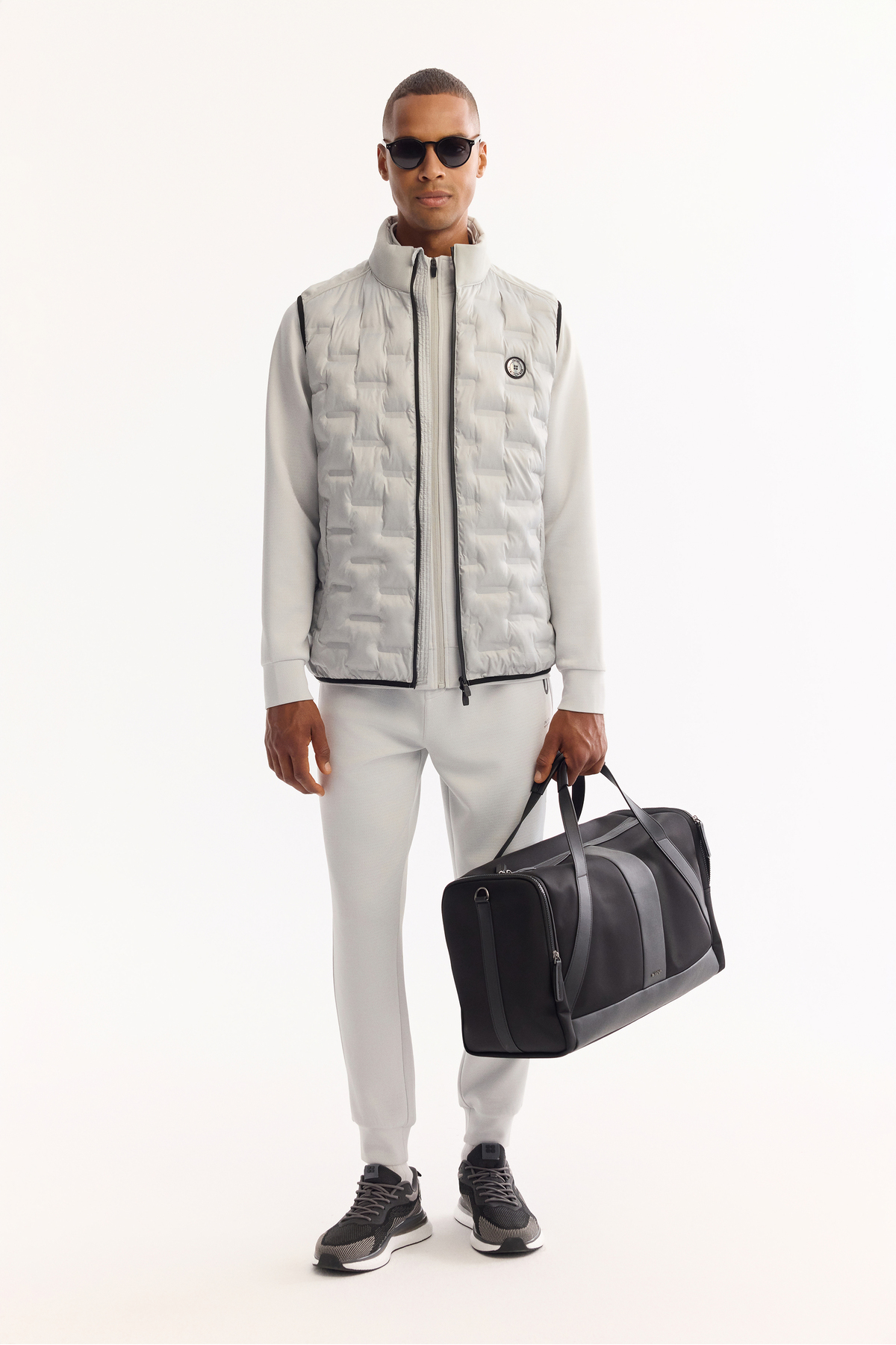 Avva  Erkek Gri Dik Yaka Su İtici Rüzgar Geçirmez Hafif Şişme Comfort Fit Yelek A52Y6583 - Görsel 7