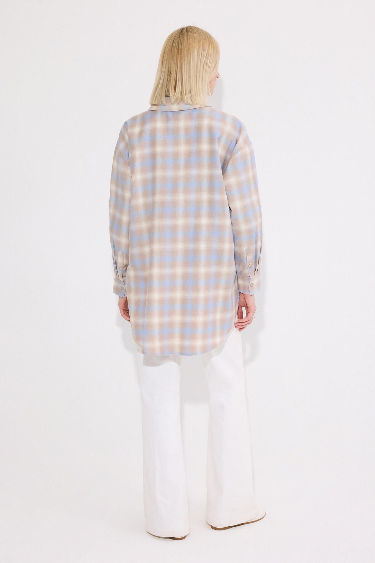 Touche Prive  EKOSELİ PAMUKLU GÖMLEK - Görsel 5