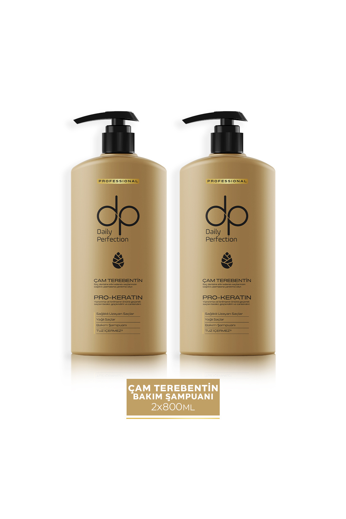 dp Daily Perfection Şampuan Çam Terebentin 800 ml X 2 Adet - Fiyatı, Yorumları